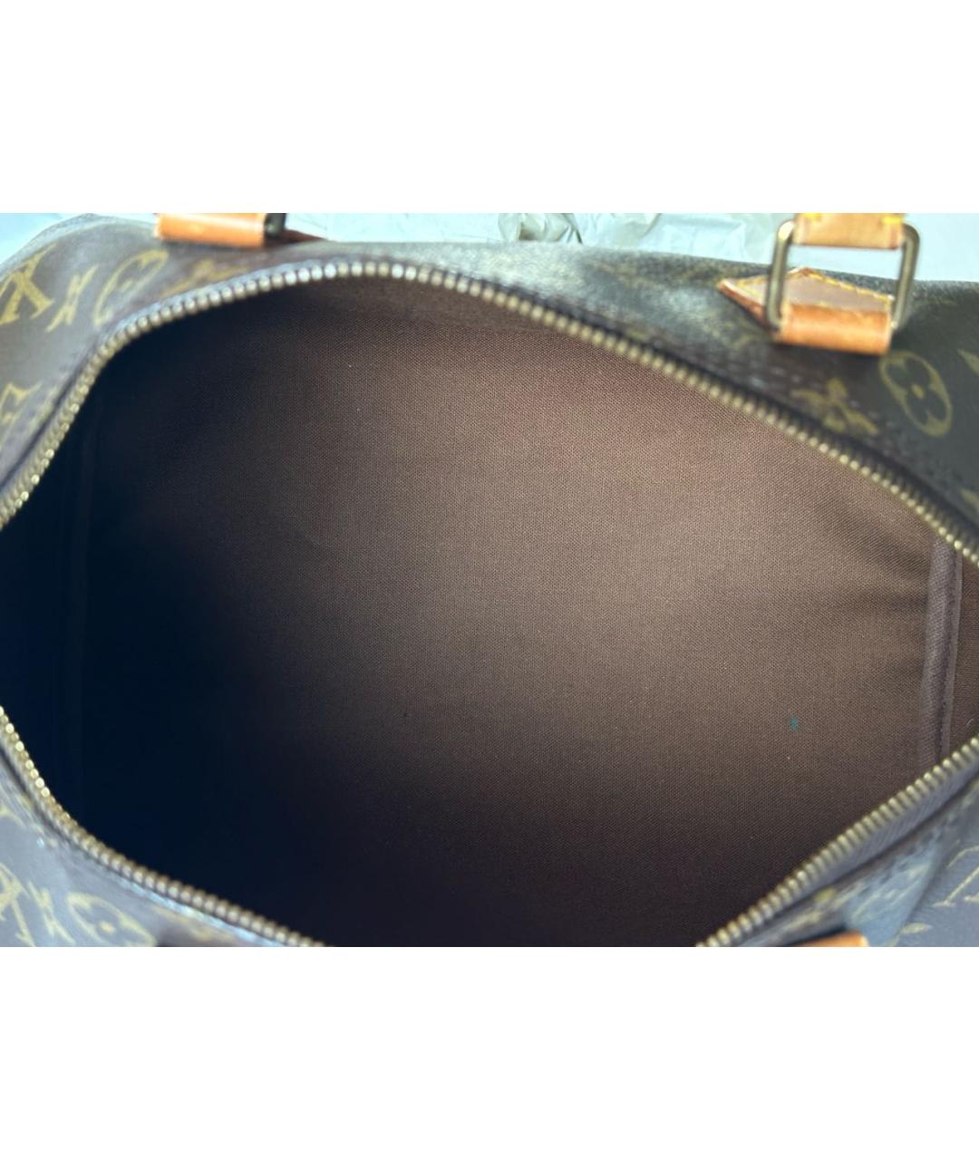 LOUIS VUITTON Коричневая сумка с короткими ручками, фото 5