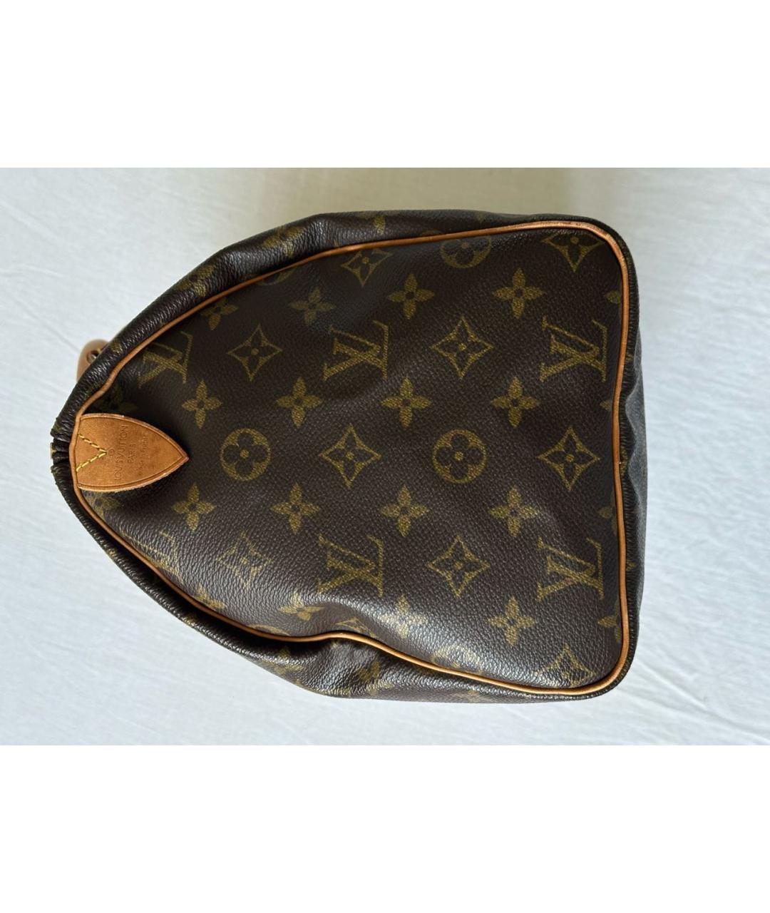 LOUIS VUITTON Коричневая сумка с короткими ручками, фото 6