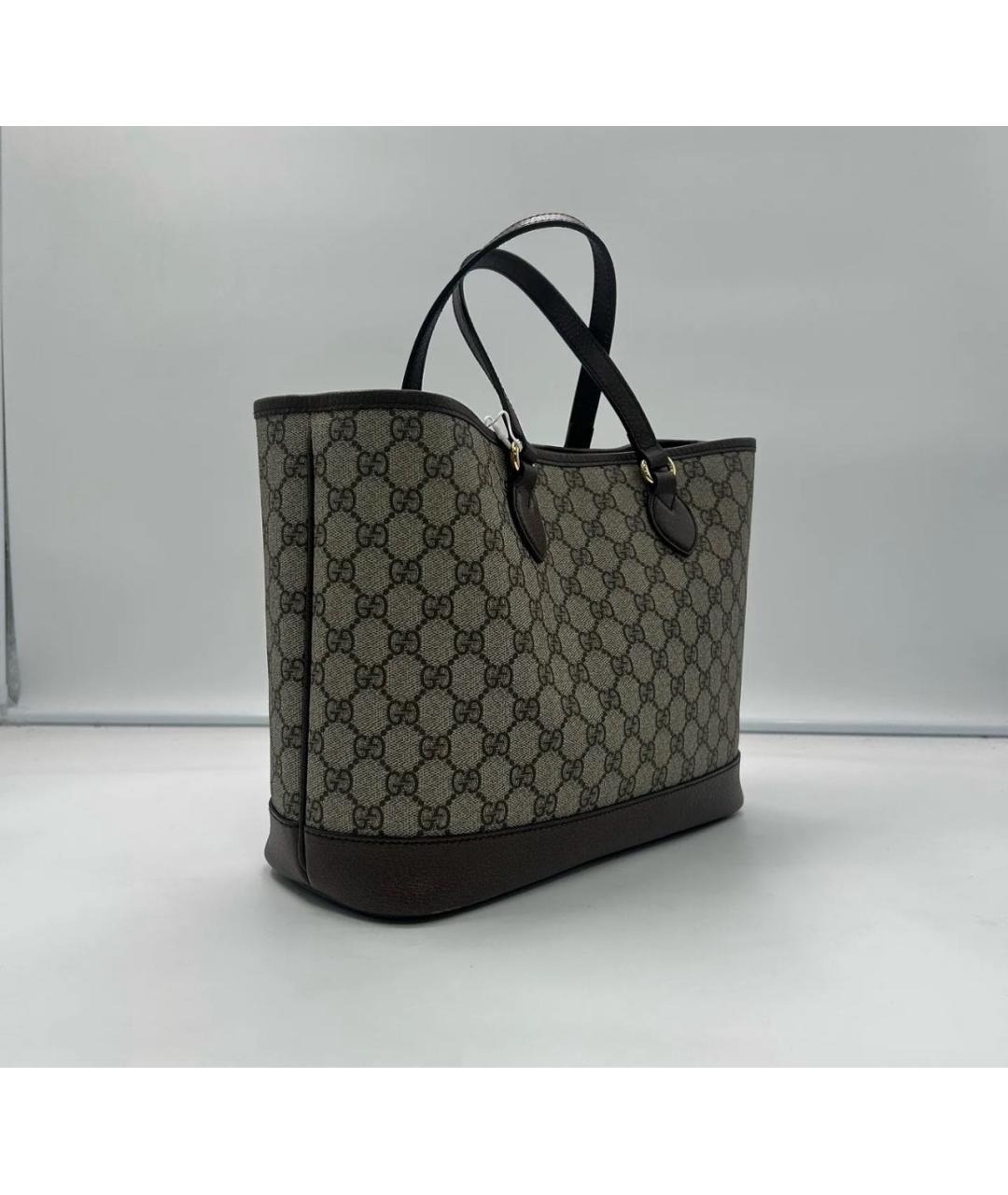 GUCCI Бежевая сумка тоут, фото 4
