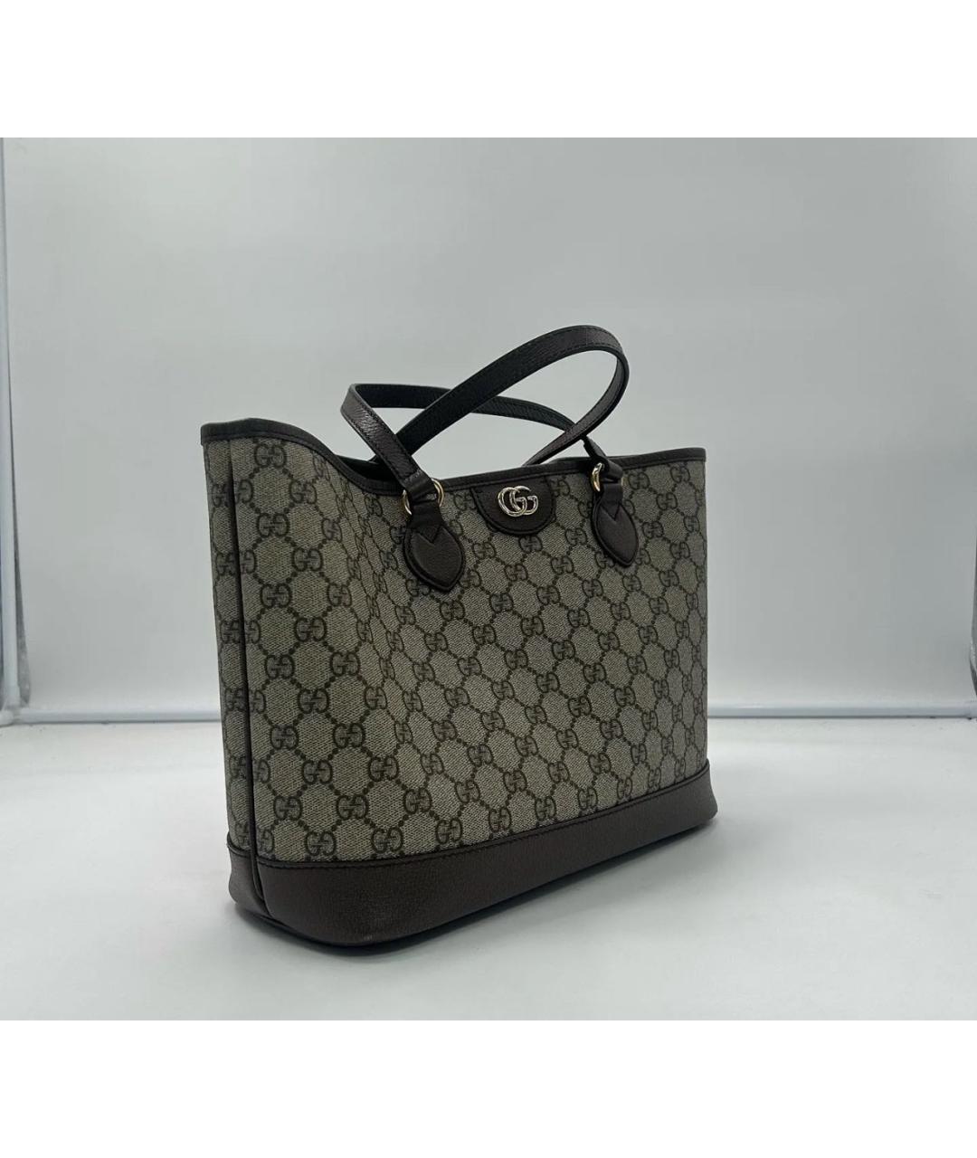 GUCCI Бежевая сумка тоут, фото 3