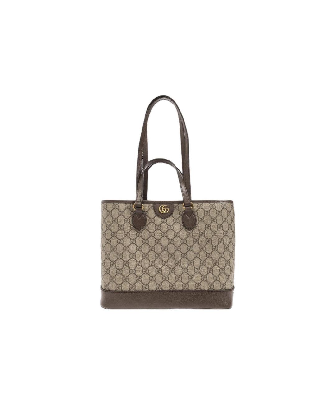 GUCCI Бежевая сумка тоут, фото 7