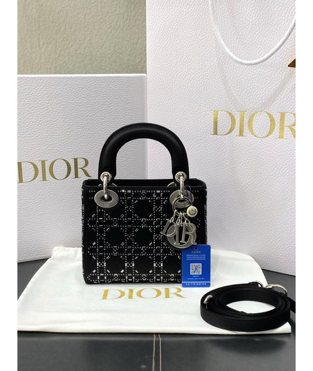 CHRISTIAN DIOR Черная сумка с короткими ручками, фото 9