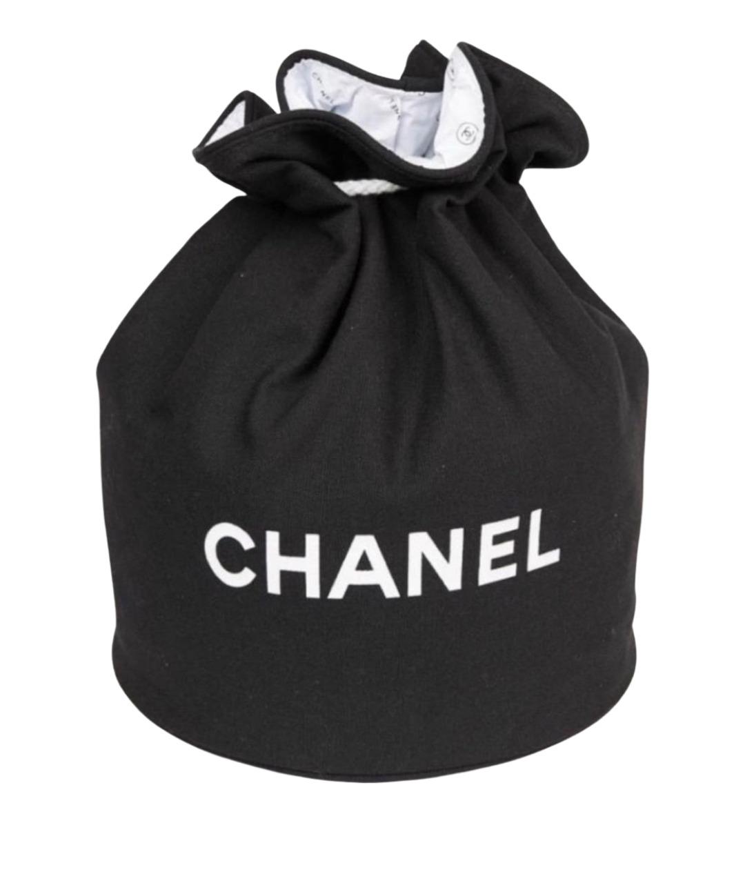 CHANEL Черный тканевый рюкзак, фото 1