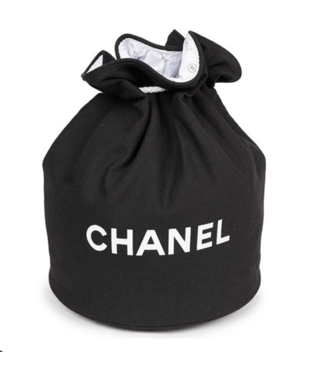 CHANEL Черный тканевый рюкзак, фото 9