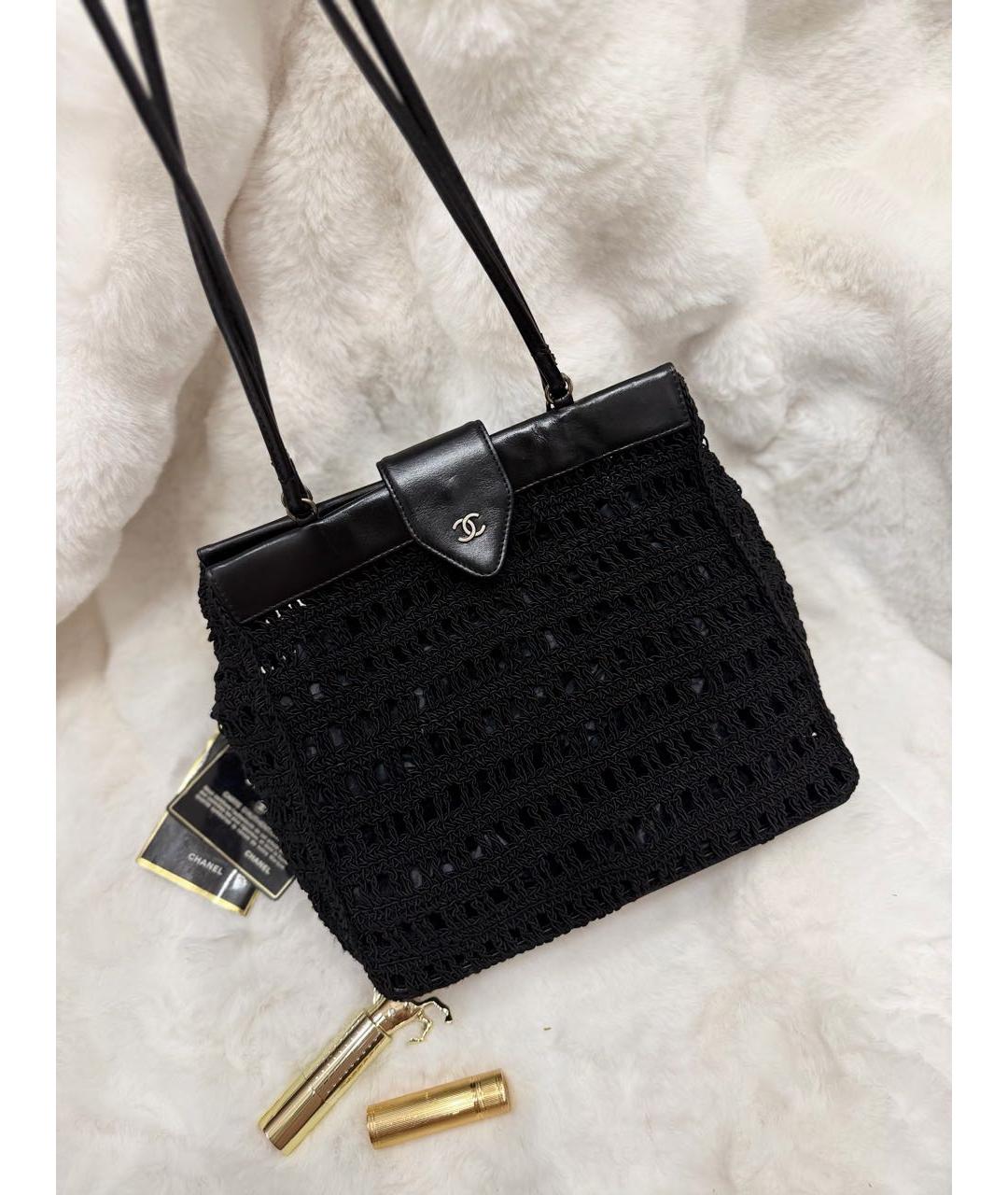 CHANEL Черная сумка тоут, фото 3