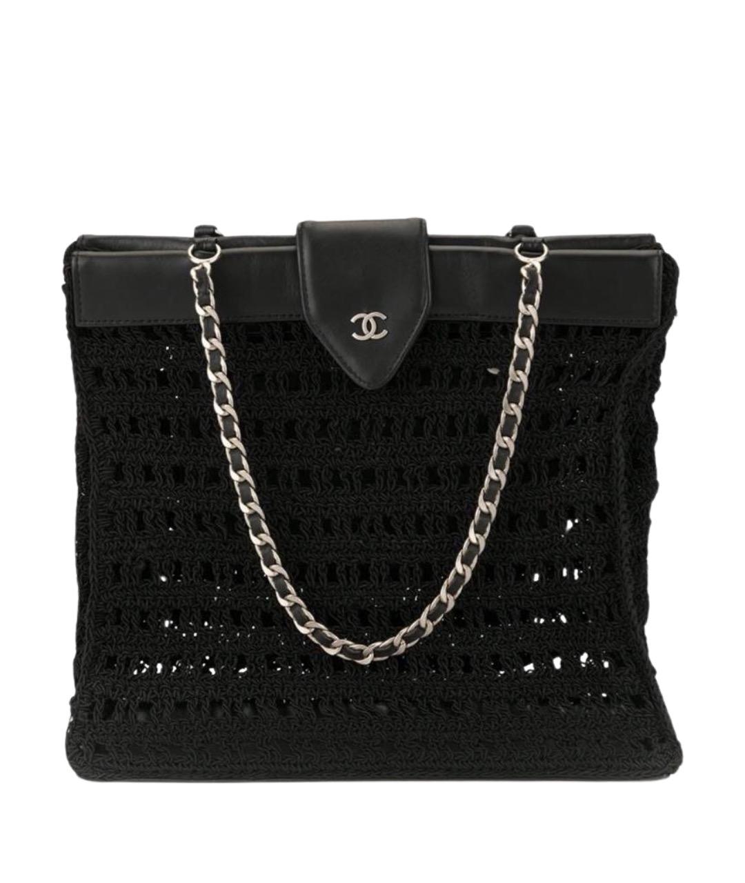 CHANEL Черная сумка тоут, фото 1