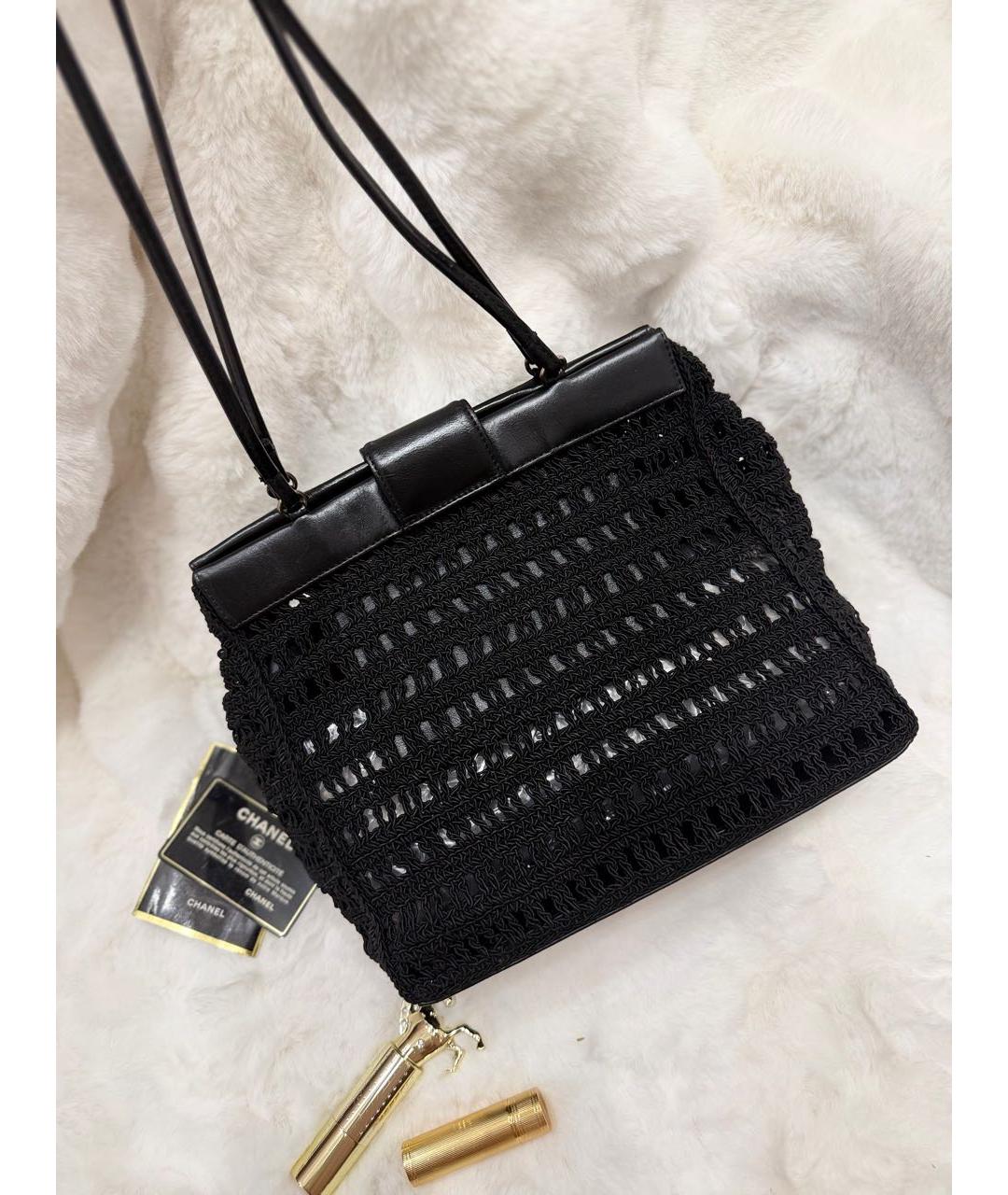 CHANEL Черная сумка тоут, фото 4