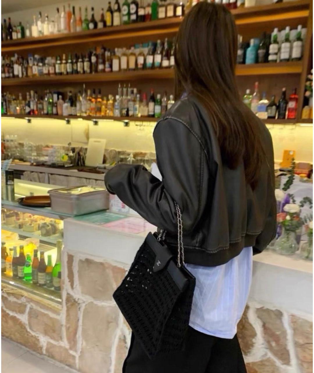 CHANEL Черная сумка тоут, фото 7