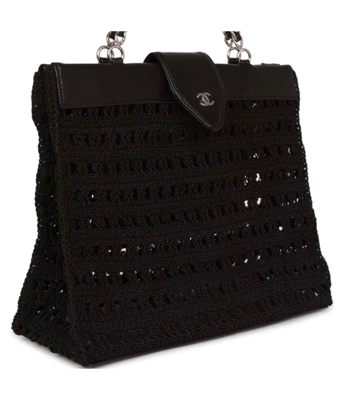 CHANEL Черная сумка тоут, фото 2
