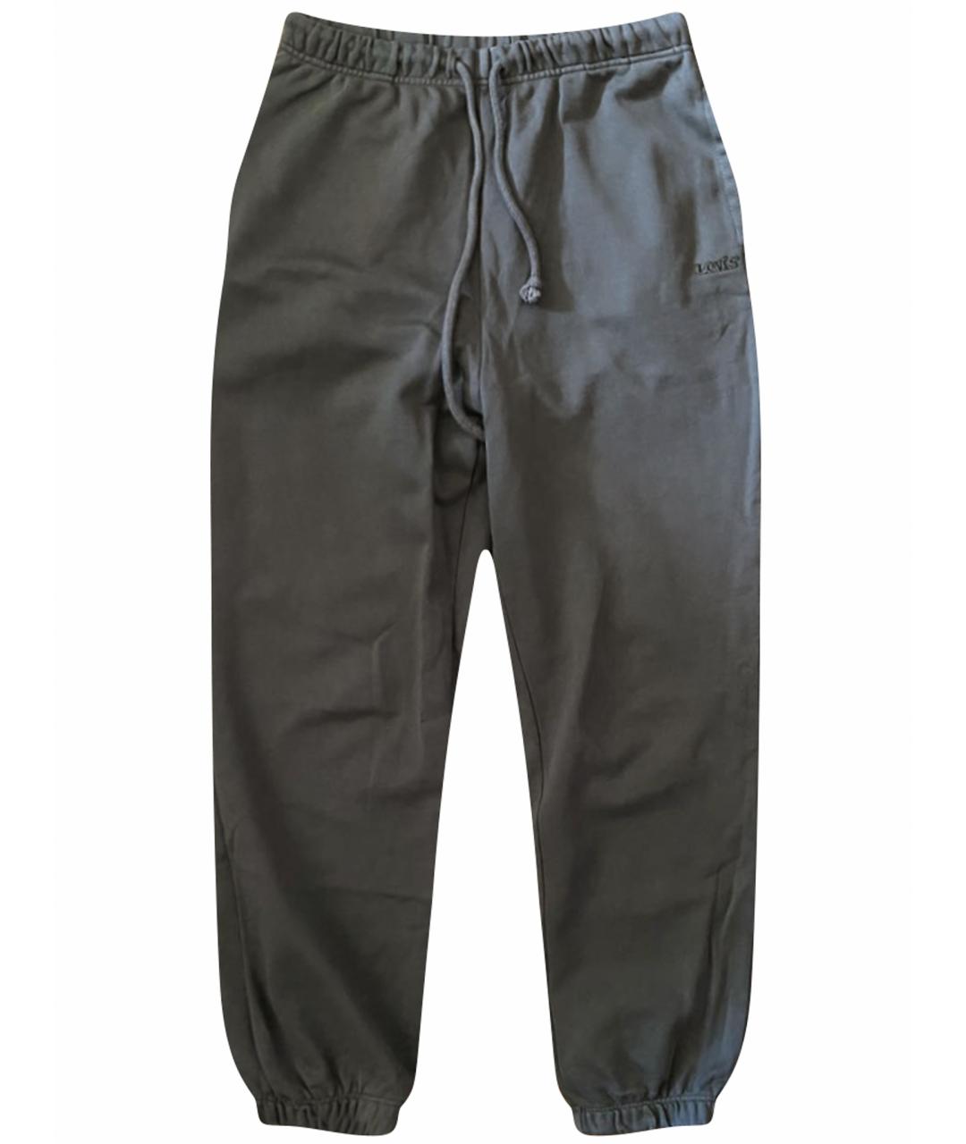 LEVI'S Хаки хлопковые спортивные брюки и шорты, фото 1