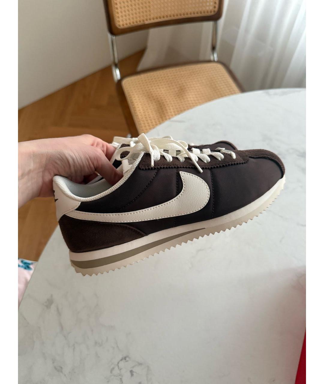 NIKE Коричневые замшевые кроссовки, фото 9