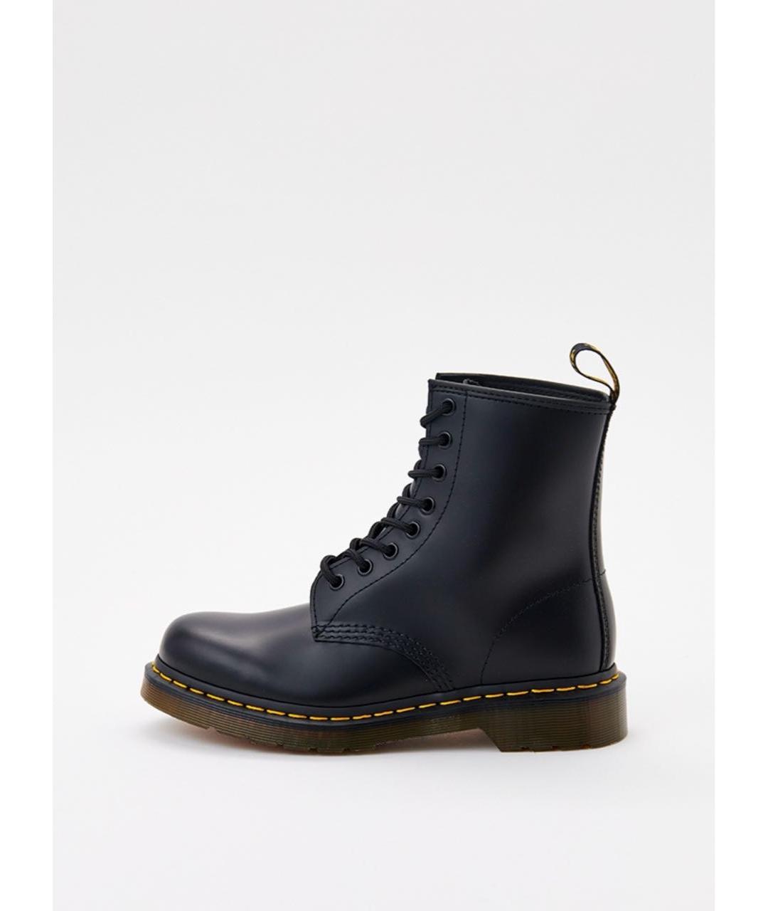 DR. MARTENS Черные кожаные ботинки, фото 9
