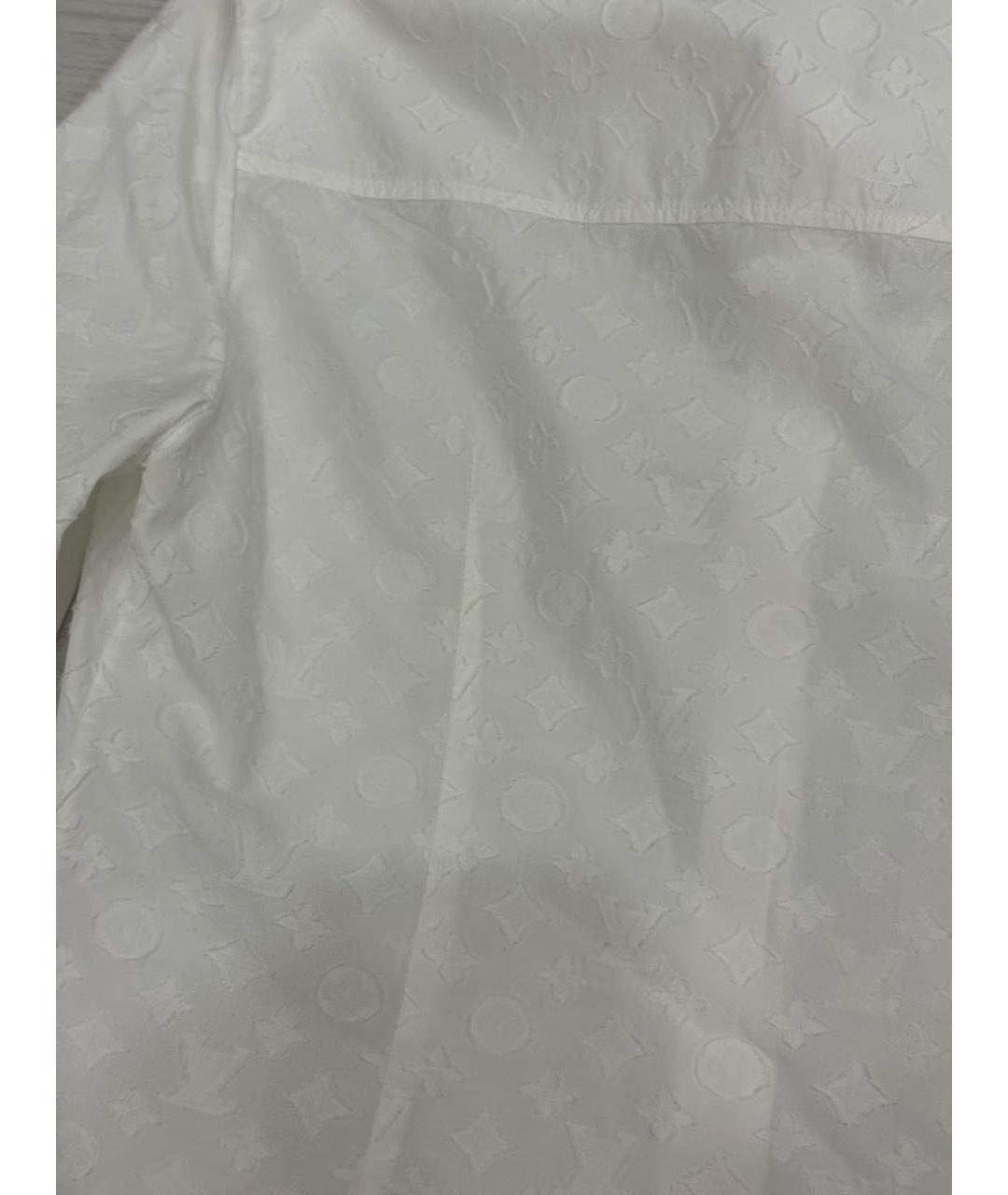 LOUIS VUITTON Белая хлопковая рубашка, фото 7