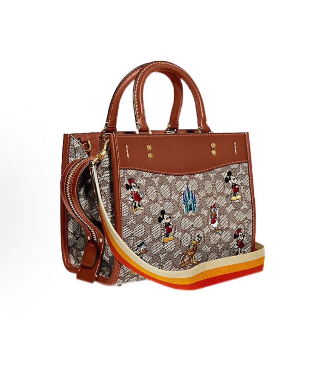 COACH Коричневая сумка тоут, фото 2