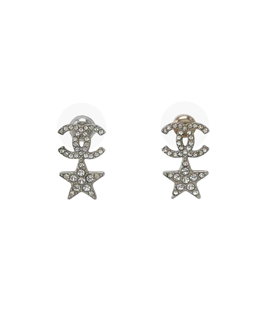 CHANEL Серебряные серьги, фото 6