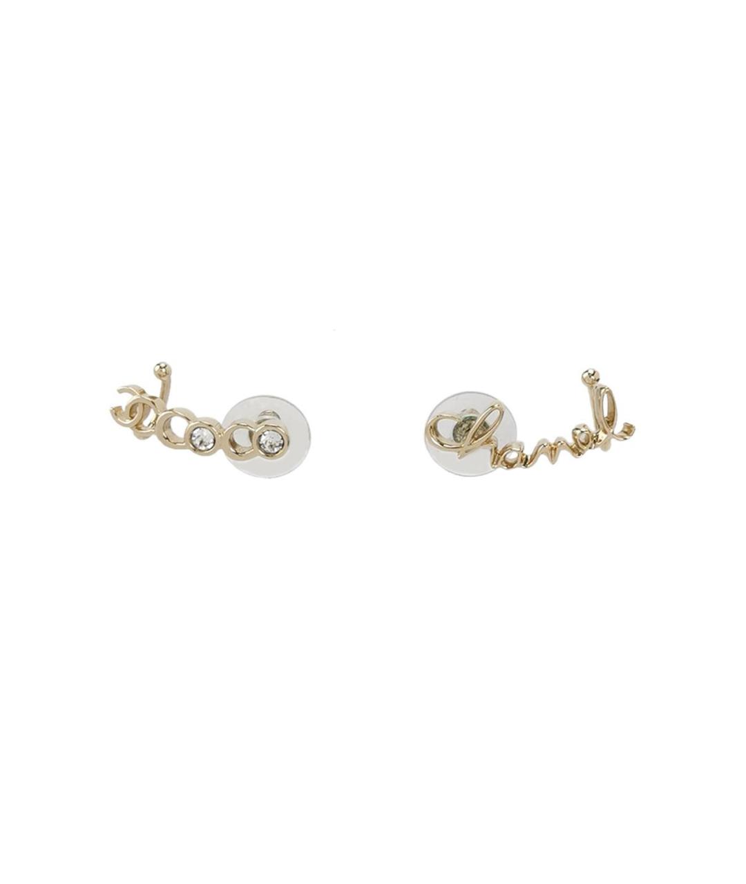 CHANEL Золотые серьги, фото 5