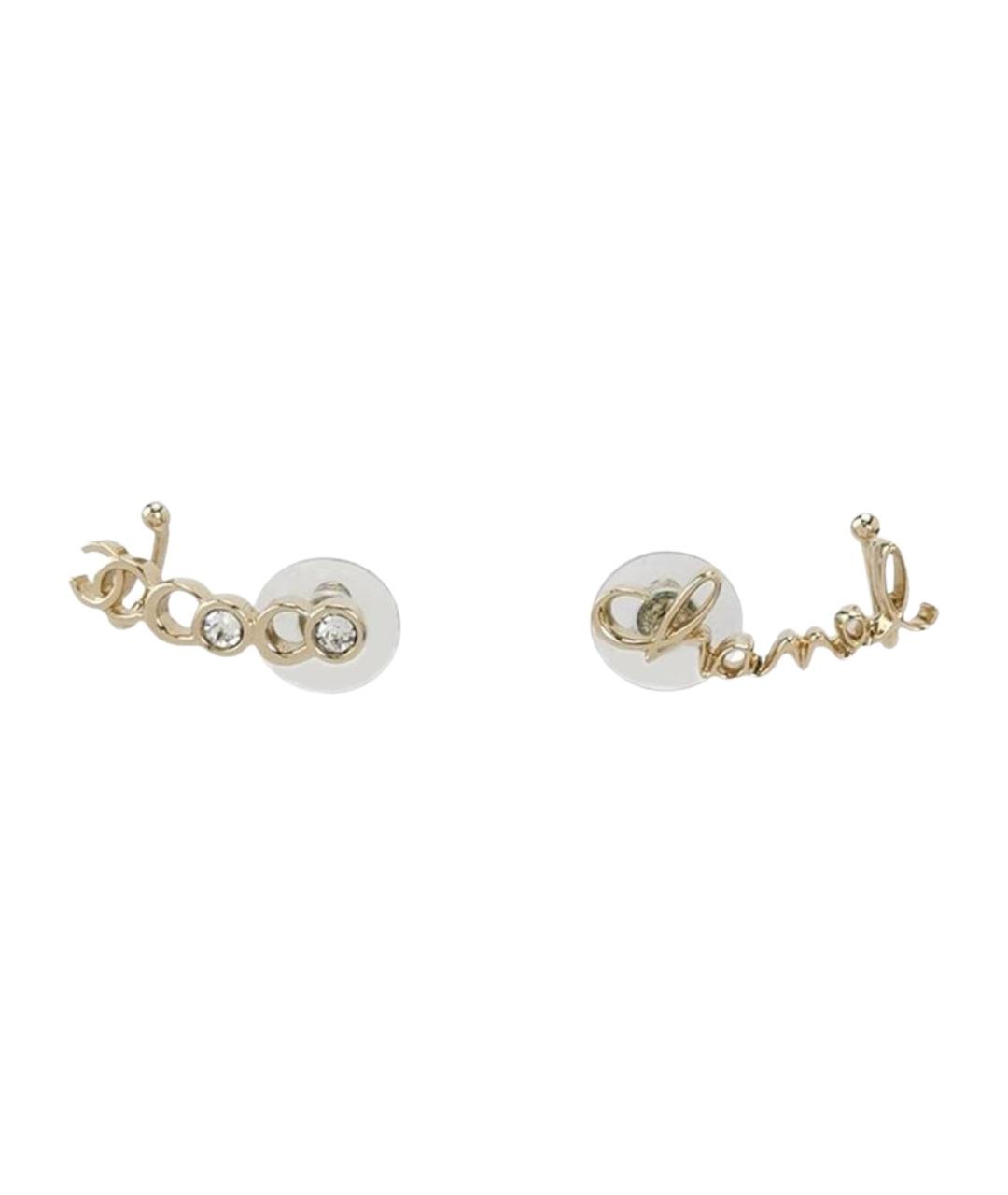 CHANEL Золотые серьги, фото 1