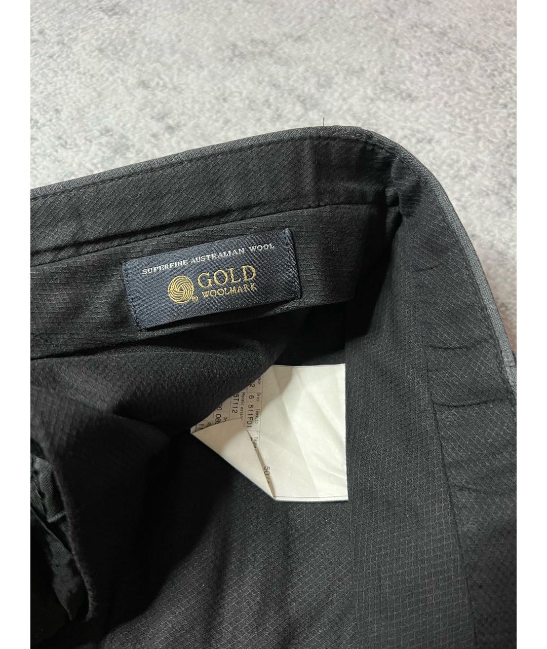 ERMENEGILDO ZEGNA XXX Серые шерстяные классические брюки, фото 6