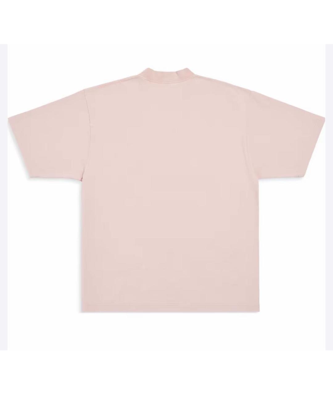 BALENCIAGA Розовая футболка, фото 2