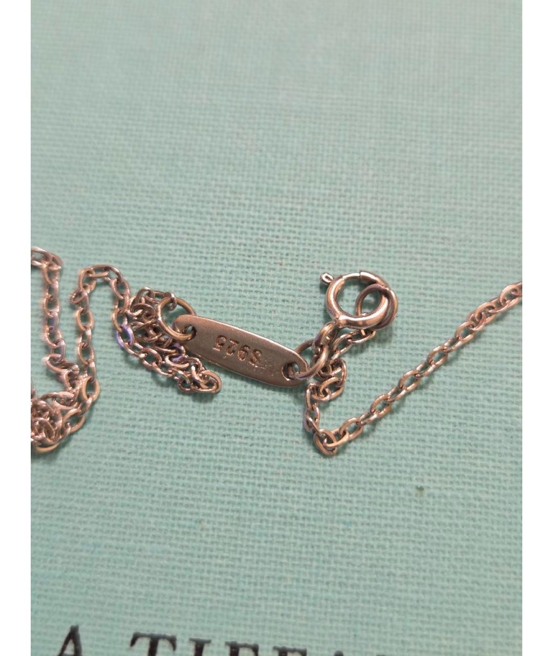 TIFFANY&CO Бирюзовое серебряное колье, фото 5