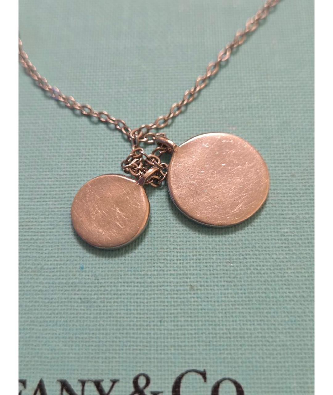 TIFFANY&CO Бирюзовое серебряное колье, фото 3