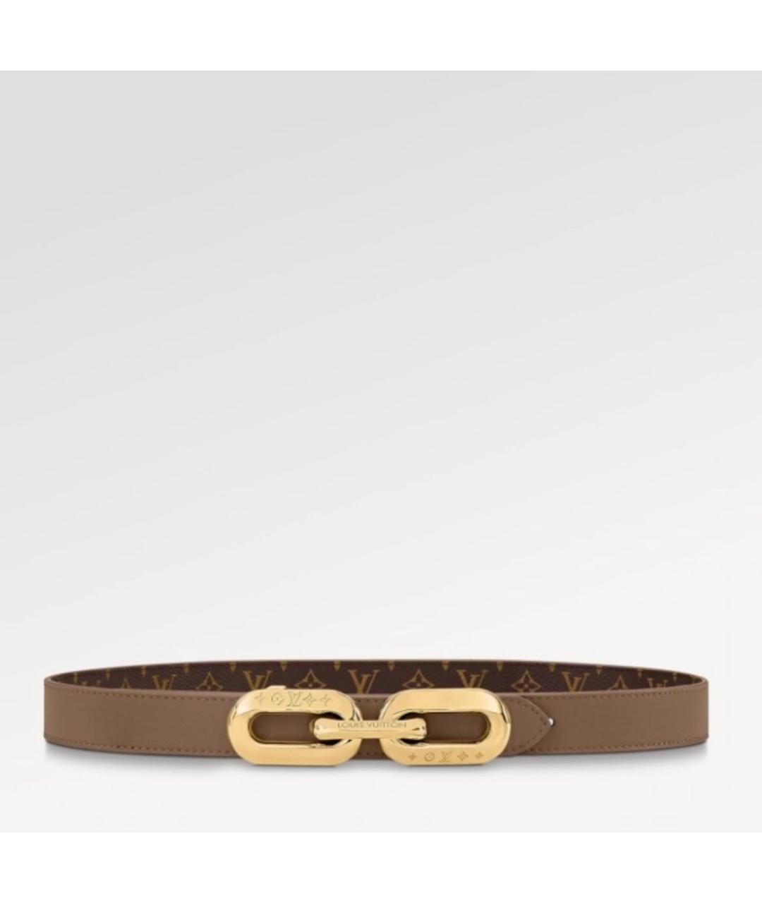 LOUIS VUITTON Бежевый ремень, фото 6