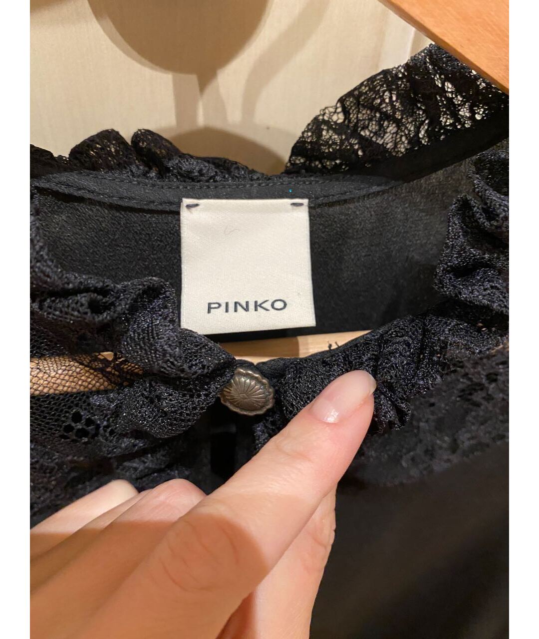 PINKO Черная рубашка, фото 3