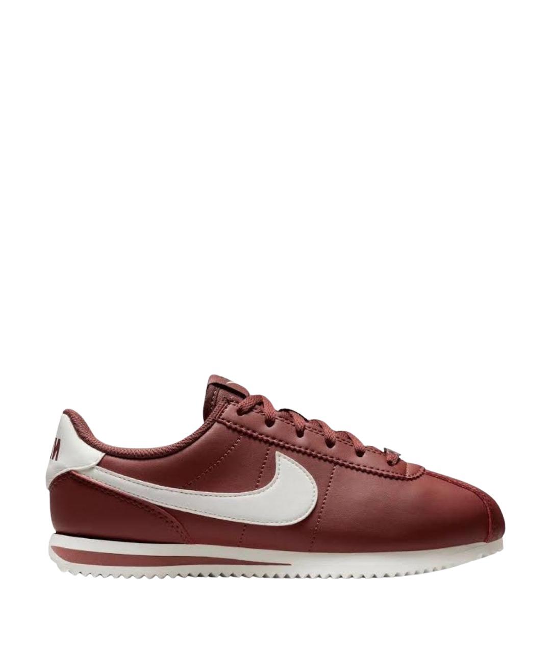 NIKE Бордовые кроссовки из искусственной кожи, фото 1