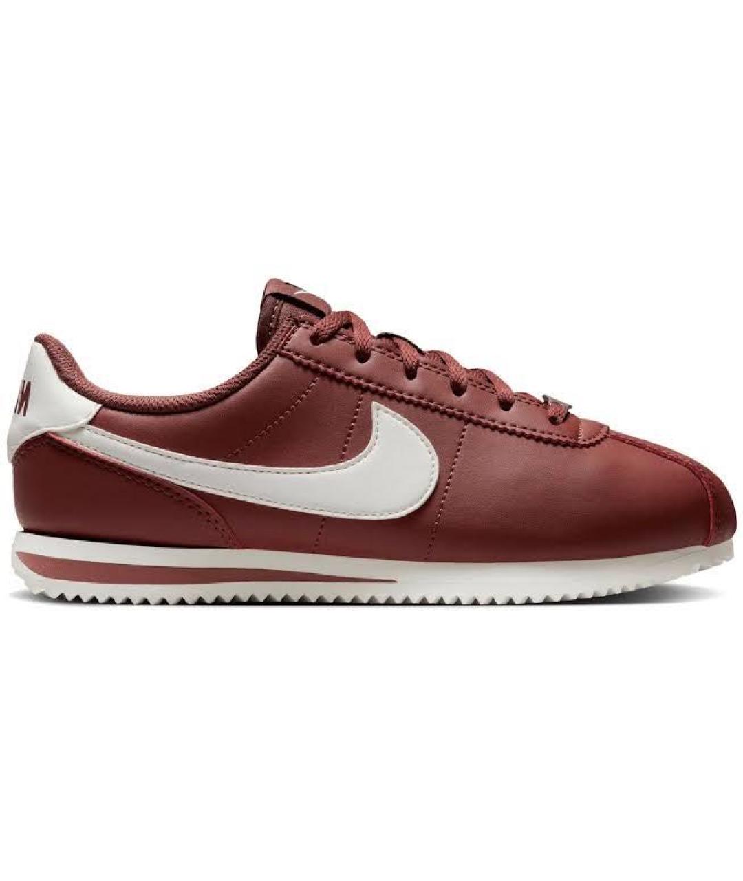 NIKE Бордовые кроссовки из искусственной кожи, фото 9