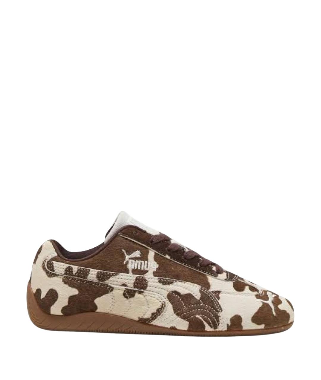 PUMA Коричневые кроссовки из искусственной кожи, фото 1