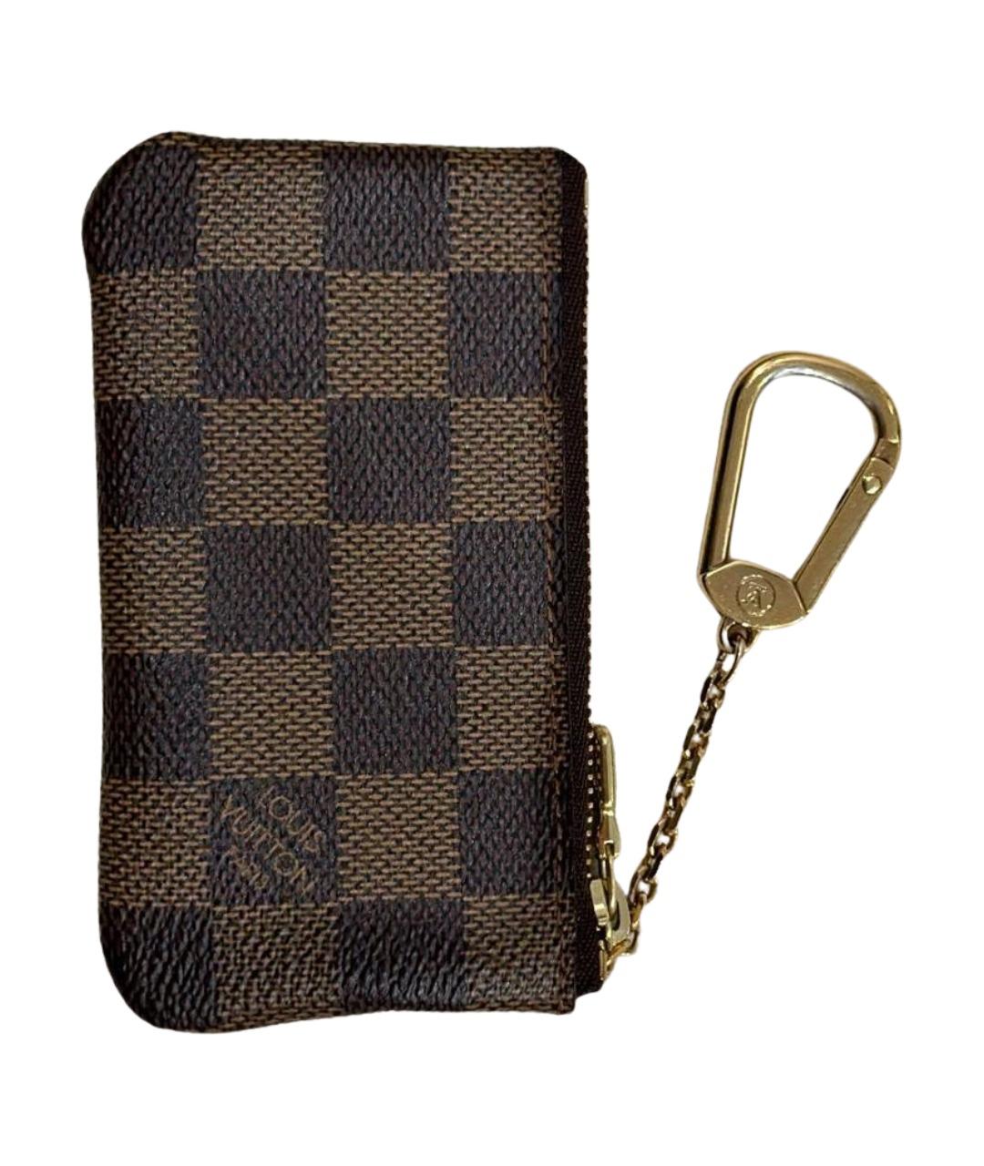 LOUIS VUITTON Коричневая ключница, фото 1