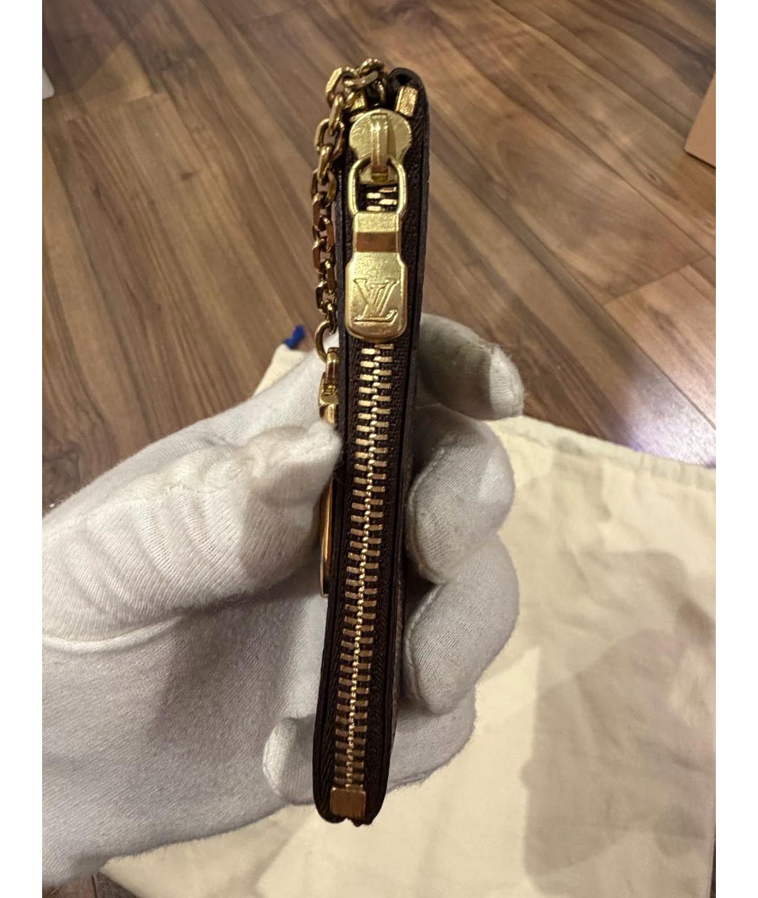 LOUIS VUITTON Коричневая ключница, фото 2