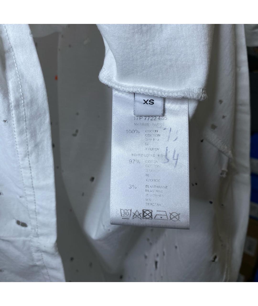 GIVENCHY Белая хлопковая футболка, фото 7