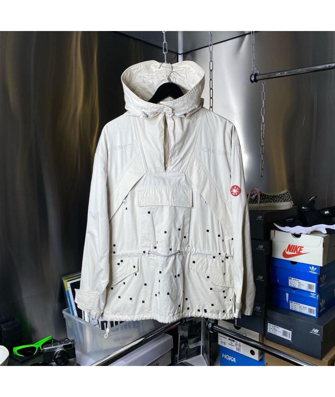 CAV EMPT Белая хлопковая парка, фото 8