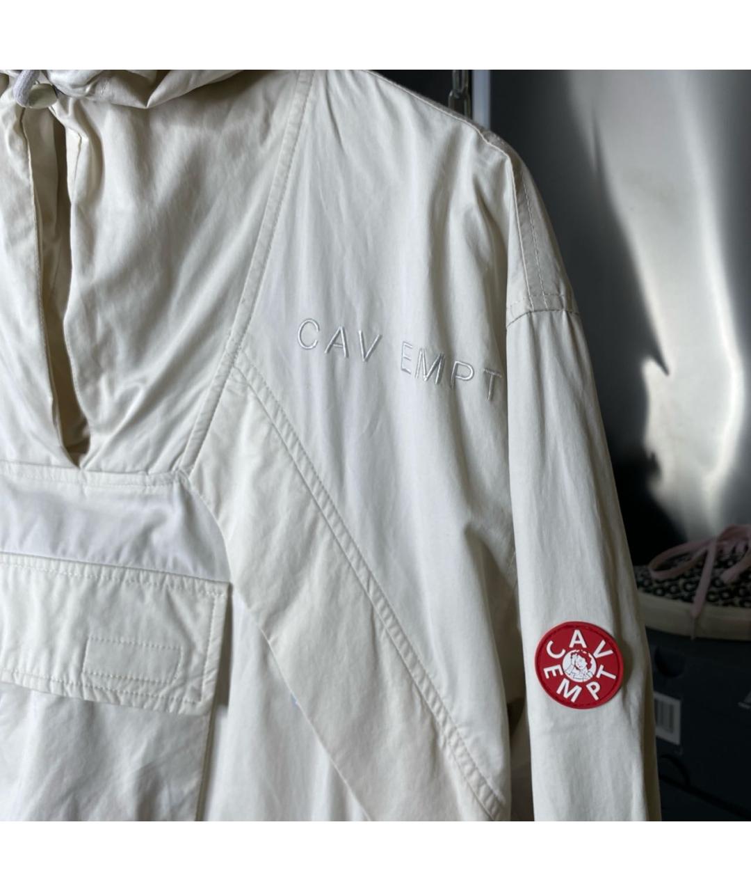 CAV EMPT Белая хлопковая парка, фото 6