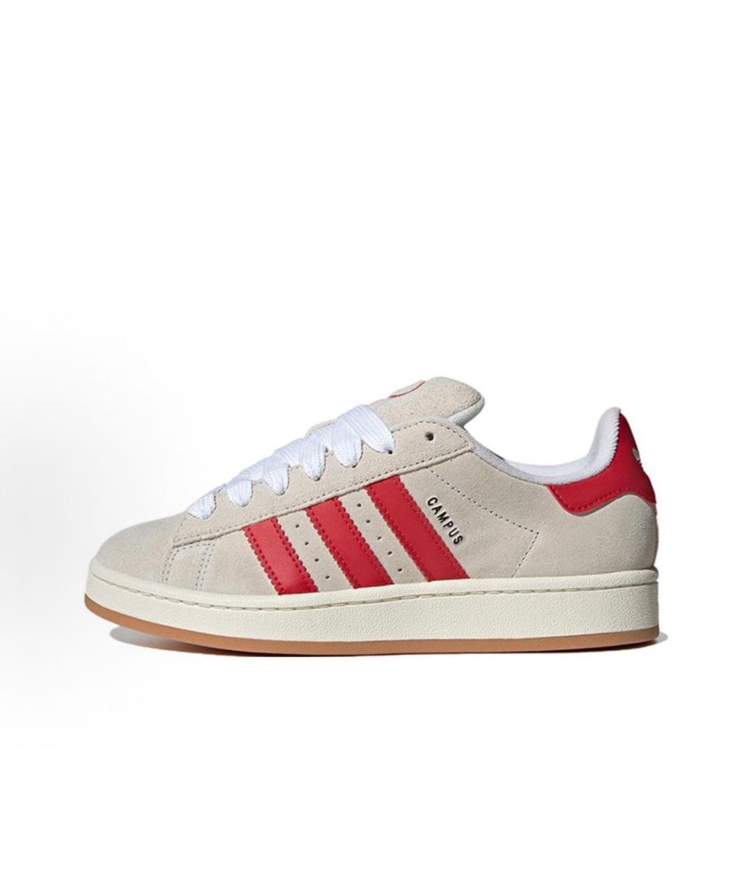 ADIDAS Серые замшевые кроссовки, фото 3