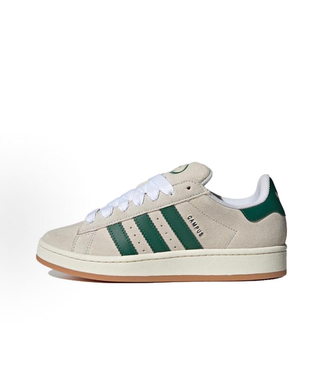 ADIDAS Бежевые замшевые кроссовки, фото 3