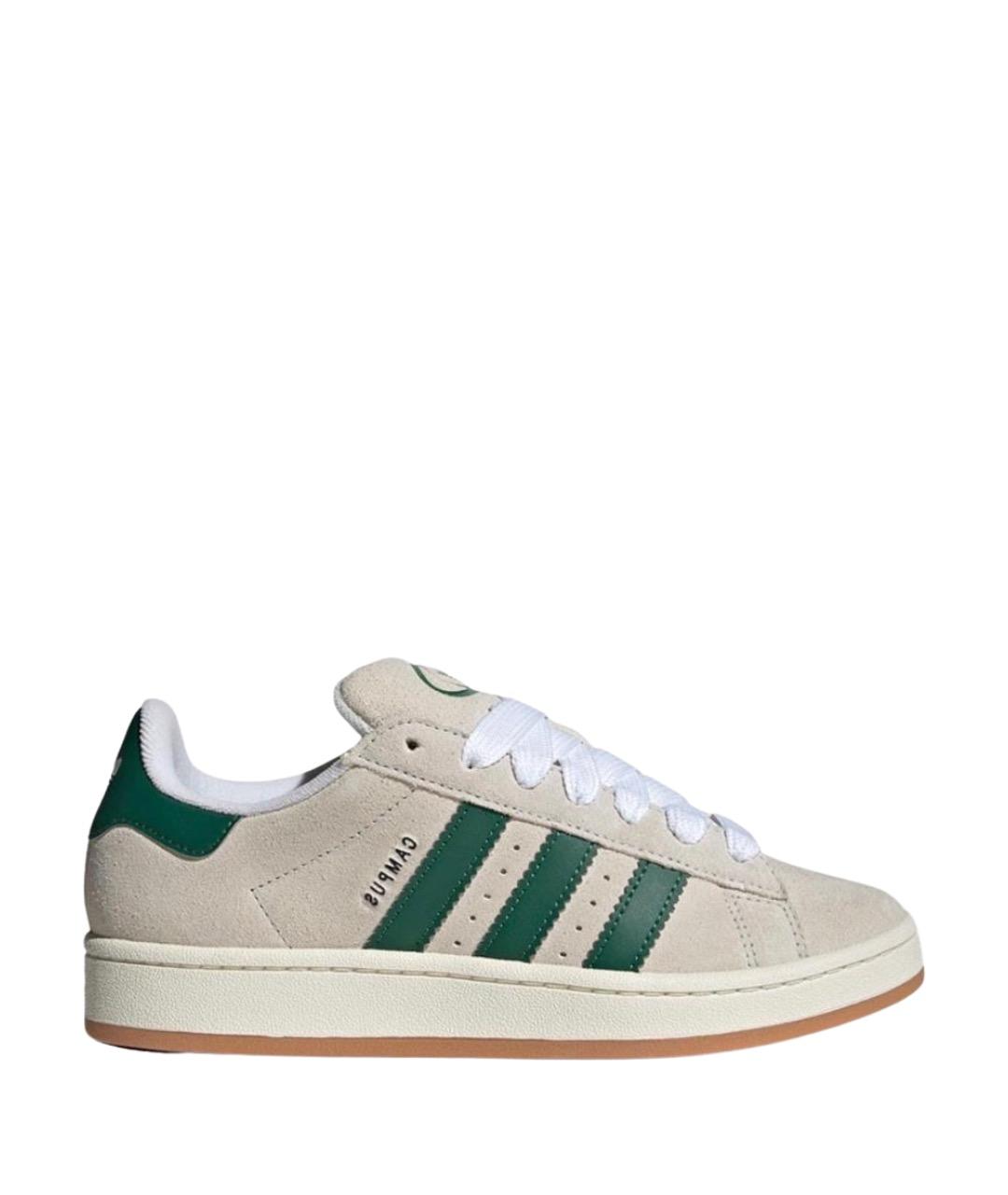 ADIDAS Бежевые замшевые кроссовки, фото 1