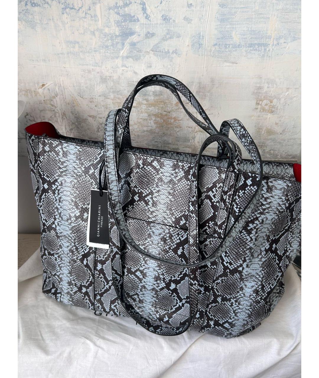 Gianni Chiarini Мульти кожаная сумка тоут, фото 8