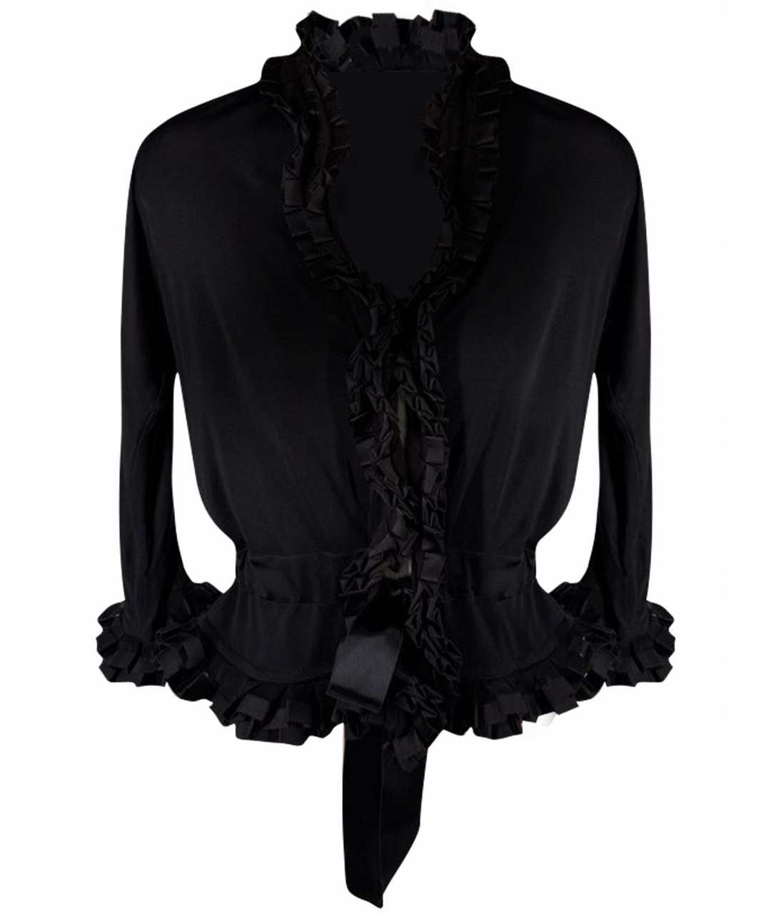 SAINT LAURENT Черная вискозная блузы, фото 1