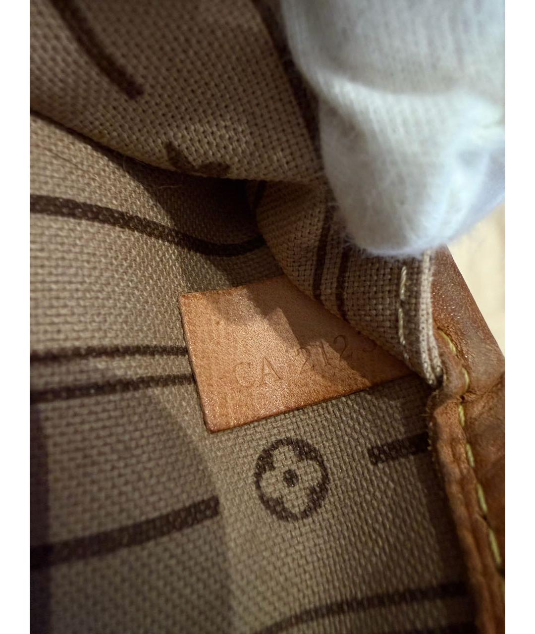 LOUIS VUITTON Коричневая сумка тоут, фото 7