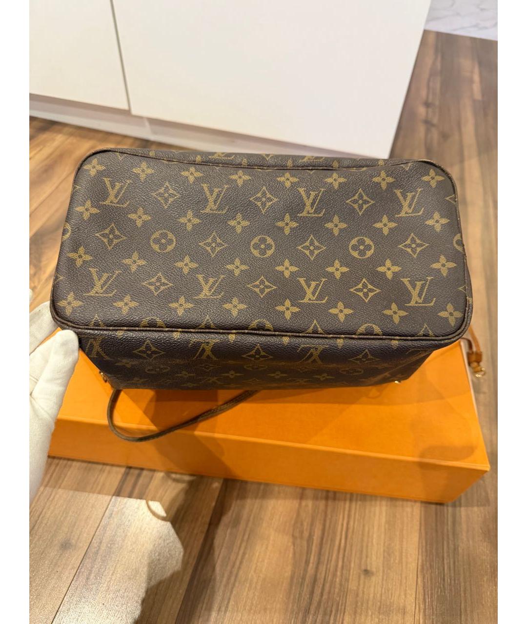 LOUIS VUITTON Коричневая сумка тоут, фото 5