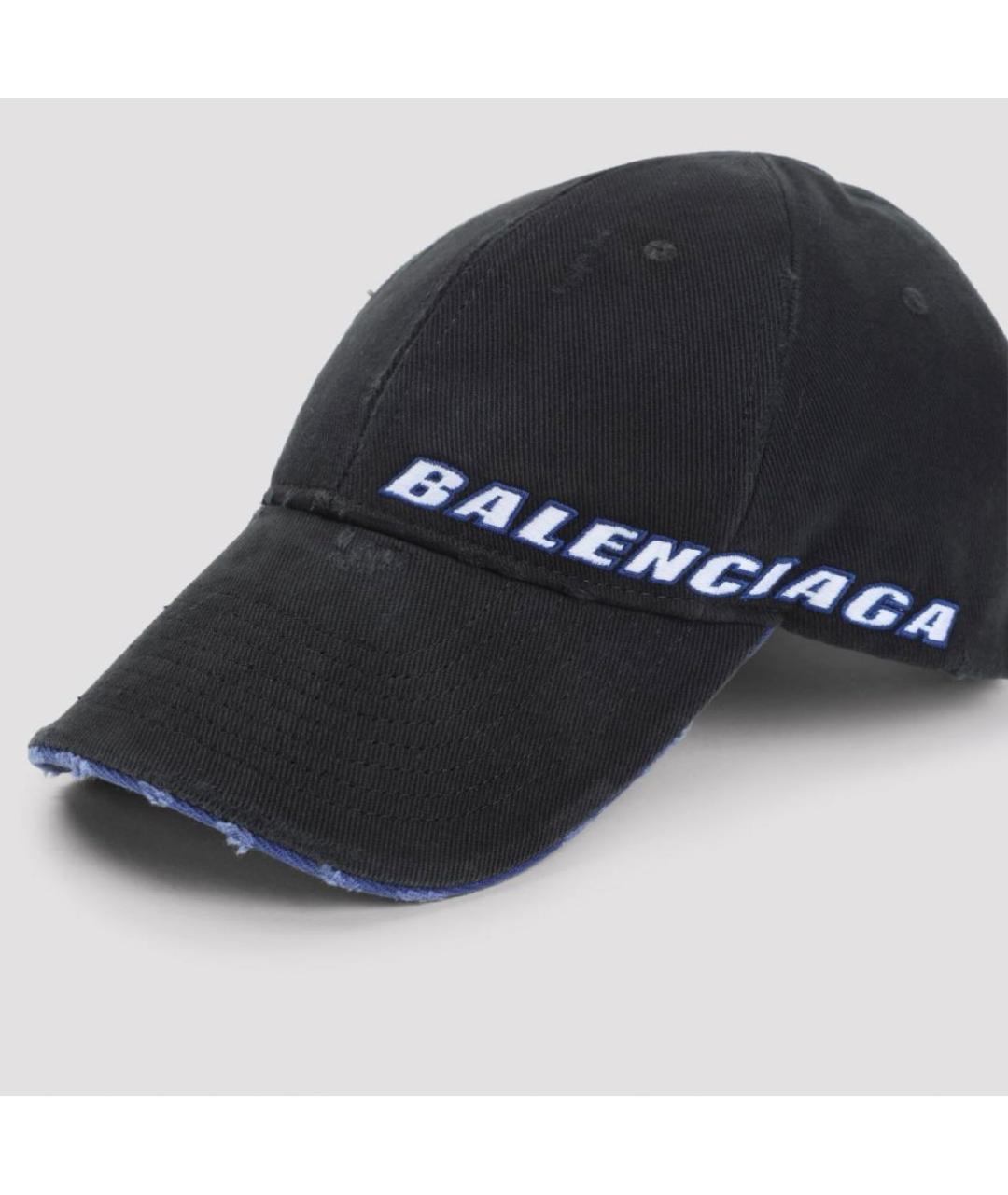 BALENCIAGA Черная хлопковая кепка/бейсболка, фото 2