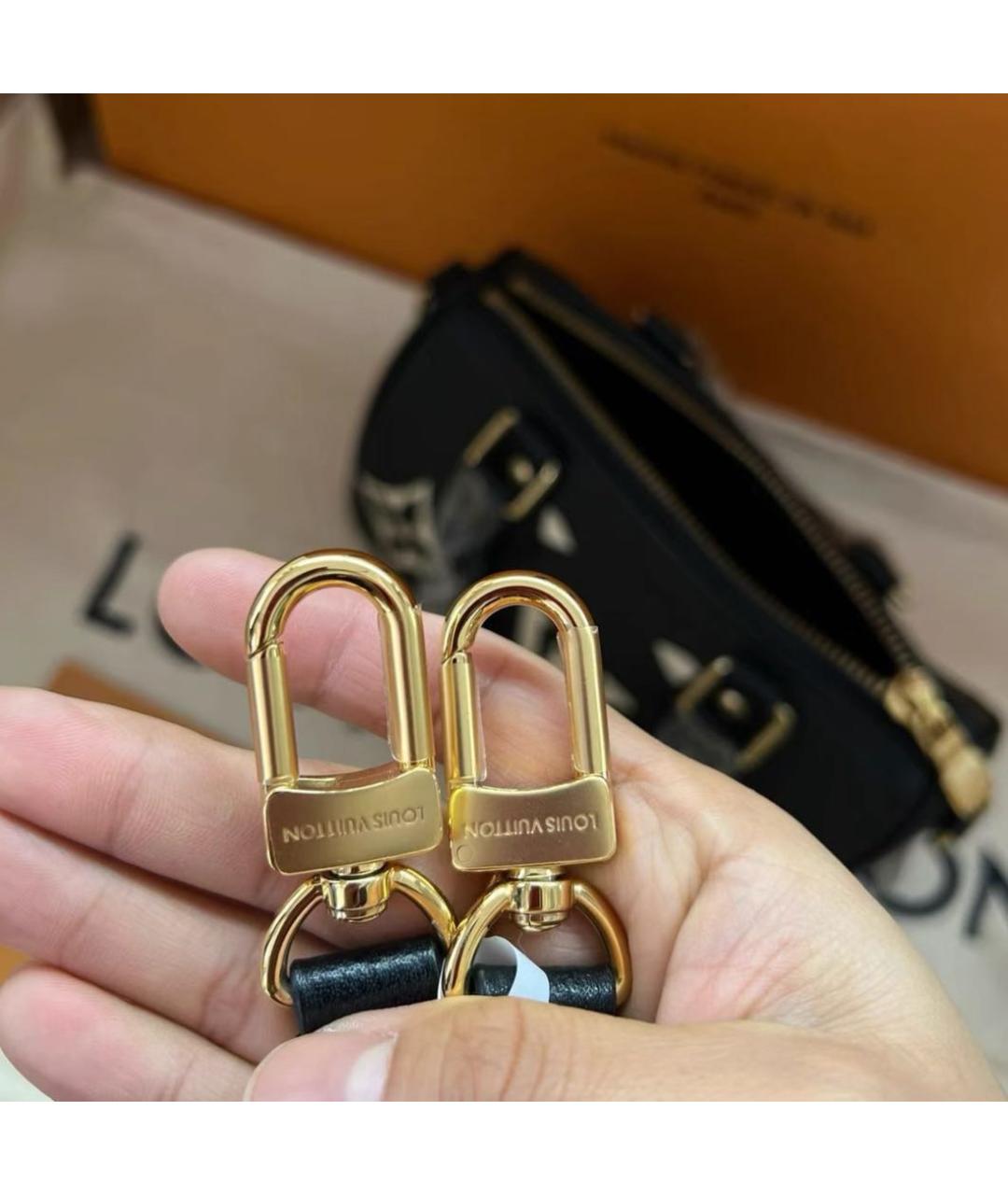 LOUIS VUITTON Черная сумка через плечо, фото 4