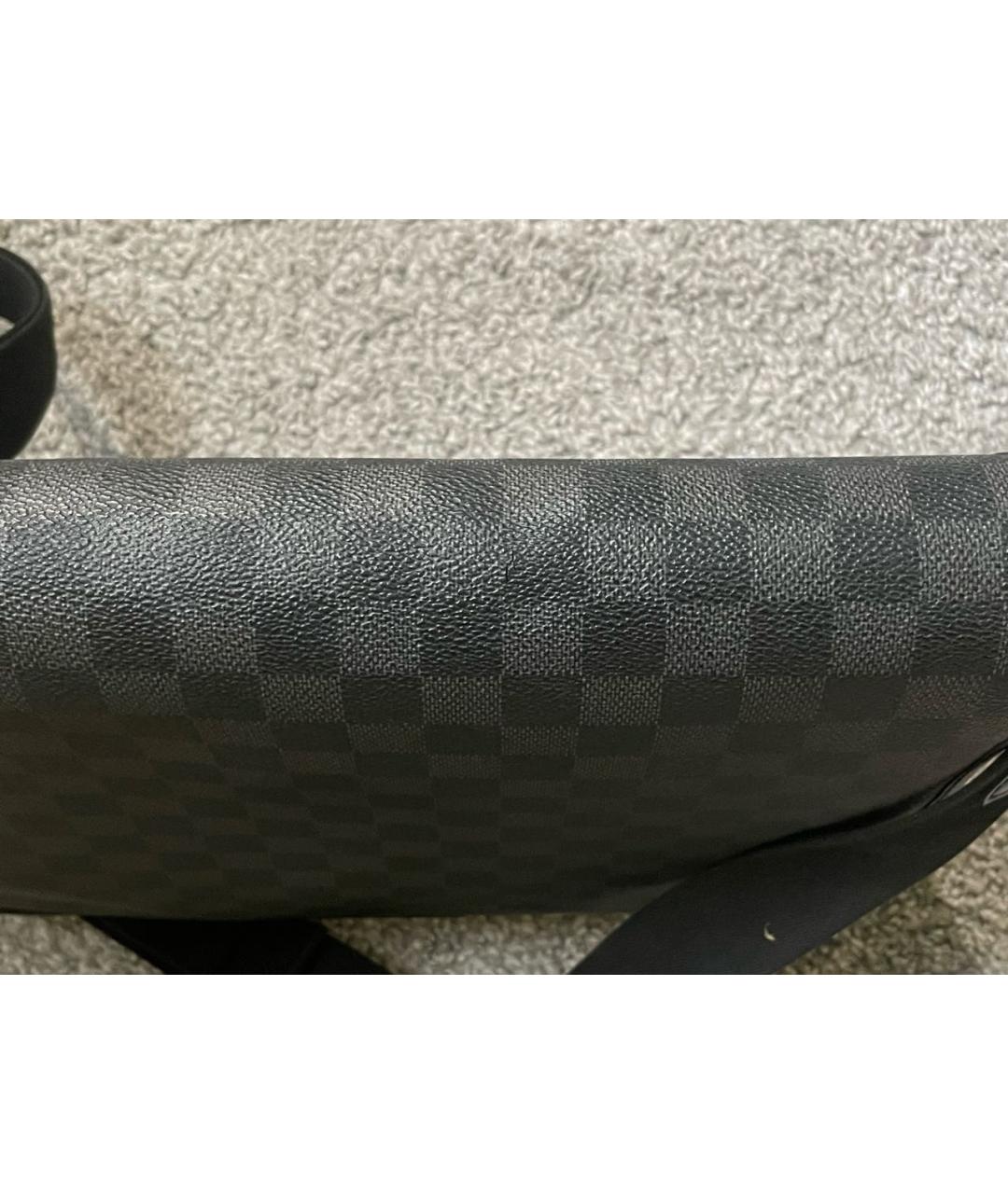 LOUIS VUITTON Черная сумка на плечо, фото 6