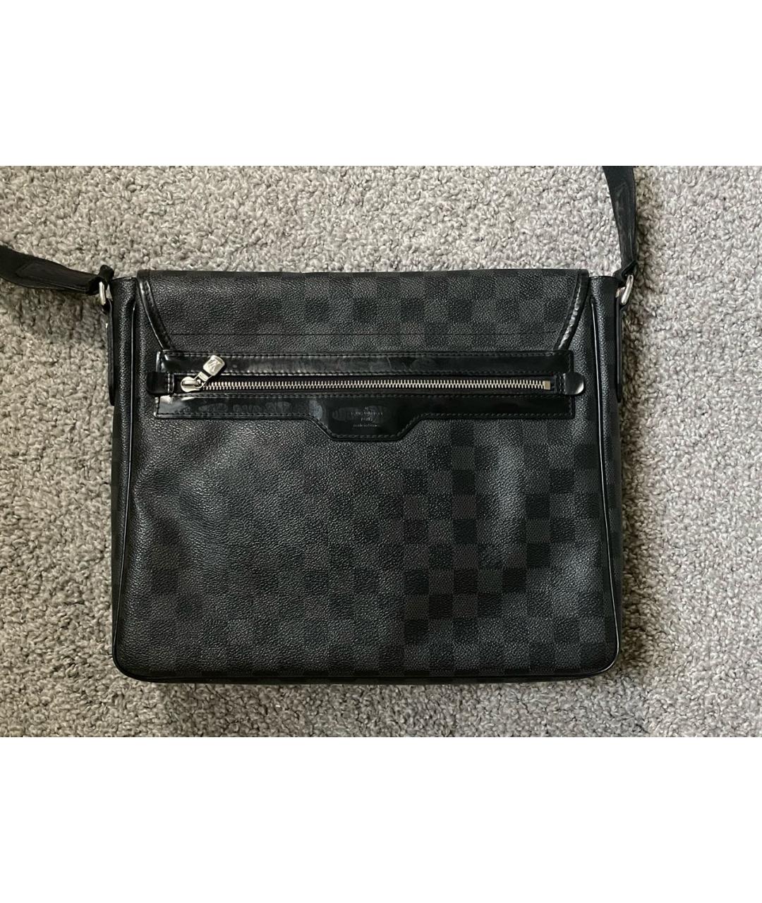 LOUIS VUITTON Черная сумка на плечо, фото 5