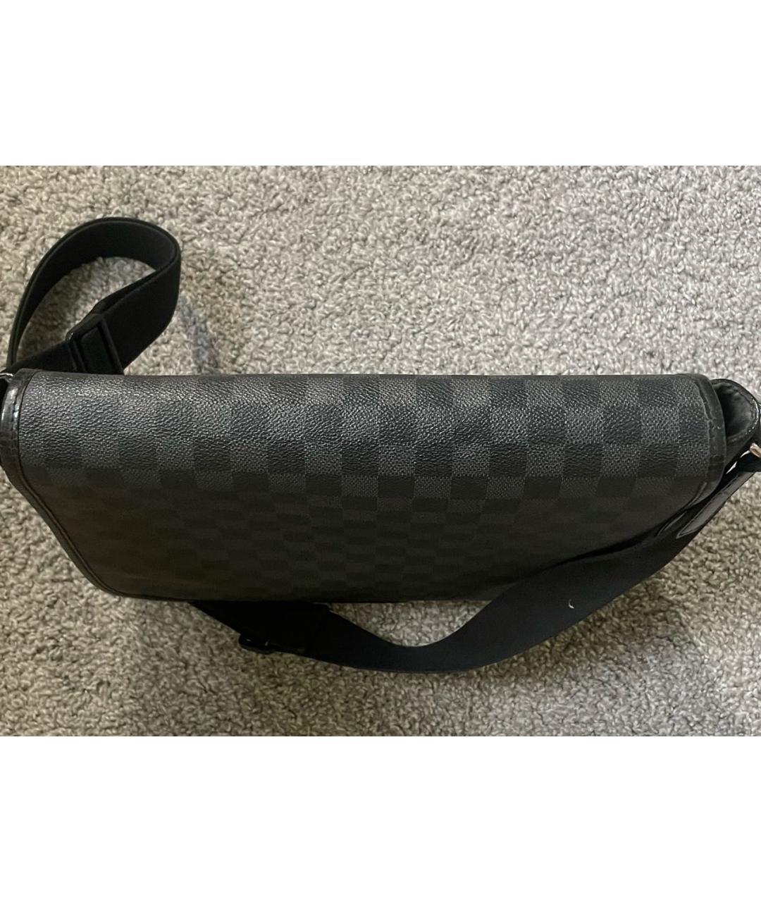 LOUIS VUITTON Черная сумка на плечо, фото 7