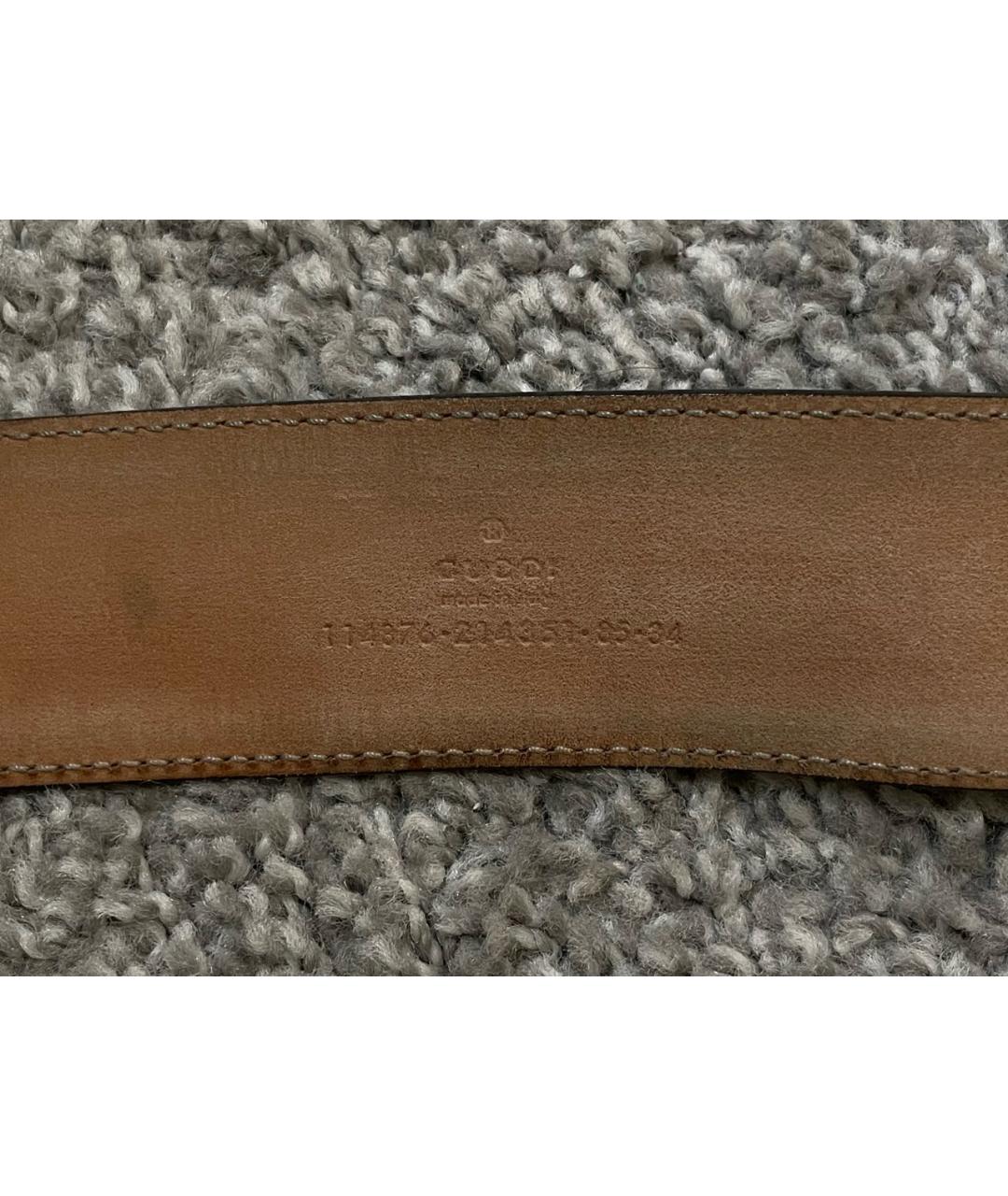 GUCCI Бежевый ремень, фото 4