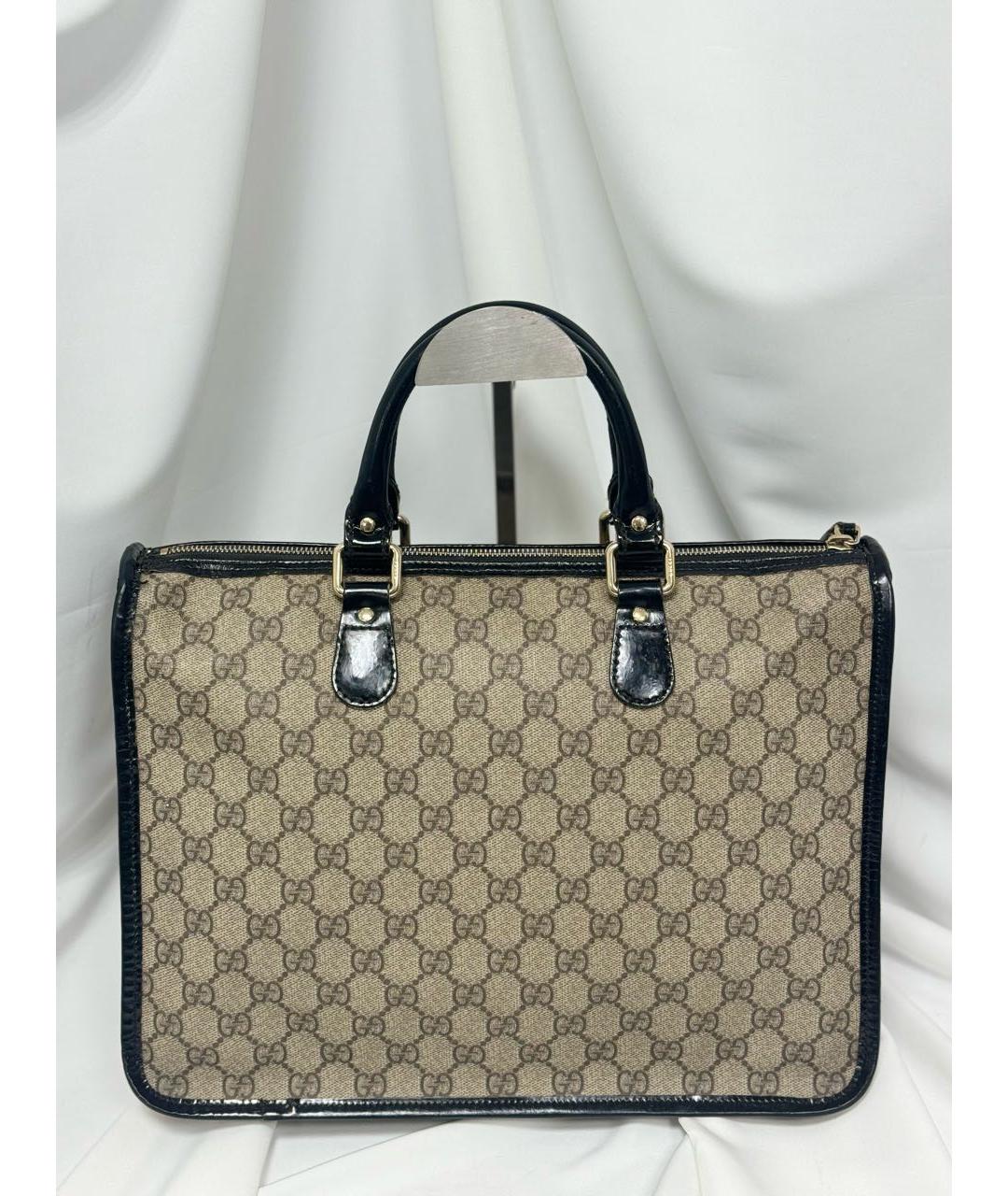 GUCCI Бежевая сумка с короткими ручками, фото 6
