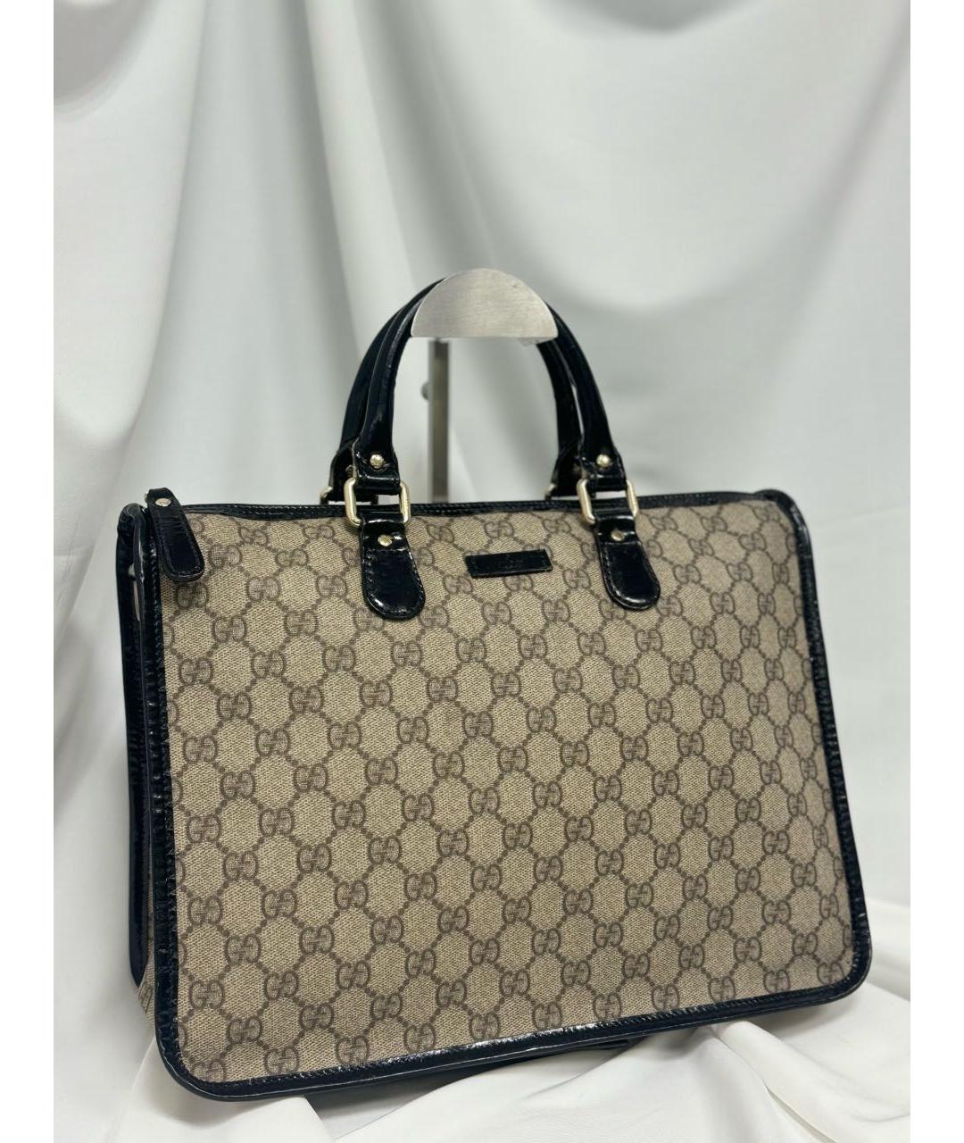 GUCCI Бежевая сумка с короткими ручками, фото 2